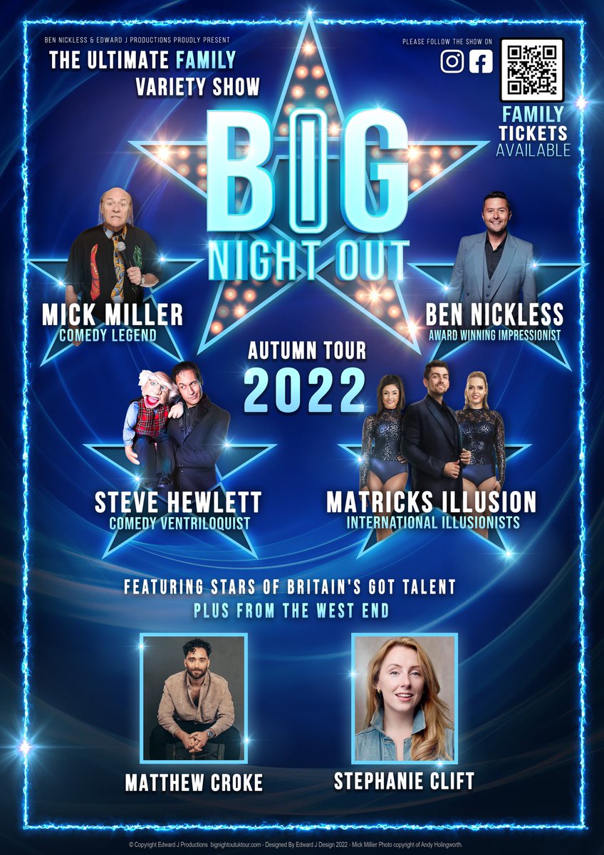 So excited to finally announce our 2 special guest vocalists for the BIG NIGHT OUT TOUR. From the West Ends Aladdin, Wicked & The Voice @Matthew_croke From the West Ends Mamma Mia, Little Shop of Horrors & Wedding Singer @StephClift Book your tickets now bignightoutuktour.com