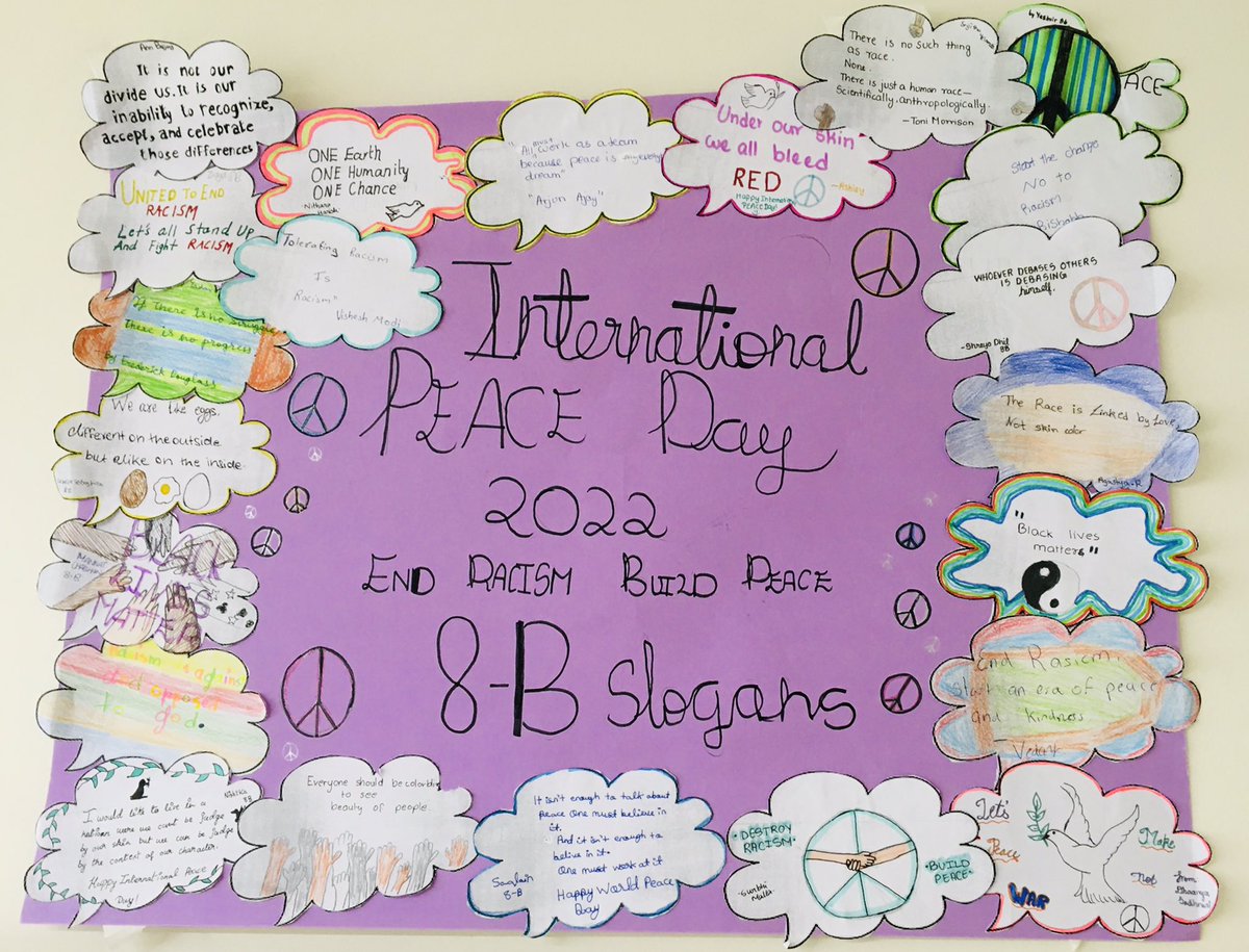 Divya Joyce (@divya_joyce) on Twitter photo Inner peace is the new success! Student voice is often heard the loudest. Slogans against racism by students of 8B on #internationaldayofpeace2022 <a href="/gemsnms_alkhail/">GEMS NMS Alkhail</a> <a href="/nmsmiddleschool/">GNMS_Middle School_RUNWAY</a> <a href="/nmsformep/">NMS for Moral Education</a> <a href="/Fatima_Martin/">Fatima Martin</a> <a href="/JayarajVenetia/">Venetia Jayaraj</a> Inner peace is the new success! Student voice is often heard the loudest. Slogans against racism by students of 8B on #internationaldayofpeace2022 <a href="/gemsnms_alkhail/">GEMS NMS Alkhail</a> <a href="/nmsmiddleschool/">GNMS_Middle School_RUNWAY</a> <a href="/nmsformep/">NMS for Moral Education</a> <a href="/Fatima_Martin/">Fatima Martin</a> <a href="/JayarajVenetia/">Venetia Jayaraj</a>