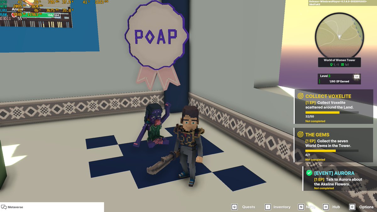 ogrokke's tweet photo. @TheSandboxGame @worldofwomennft I just participated in the #SandboxAlphaS3Giveaway for a chance to win 500 SAND! Found the hidden room in World of Women Tower, check out my screenshot below!
👇 https://t.co/E5NRtLpsf4
