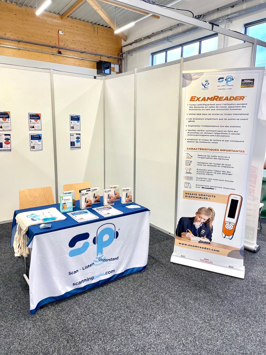 SPfr_Florent's tweet photo. @ScanningPens est au "Carrefour de l'autonomie" @shandistinction à Valence !

#salonhandicap #ecoleinclusive #autonomie https://t.co/Z5FMDUD2GP