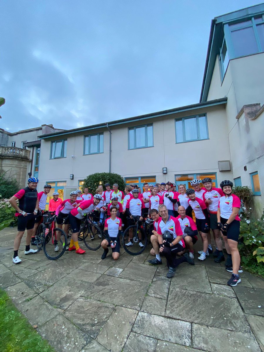 envisionUK's tweet photo. And they're off! The Envision Cycling Challenge 2022 has begun 🚴🏿

Wishing all our riders the best of luck on today's 90 mile ride from Bristol to Weymouth!

If you would like to support them and us, please find our fundraising page at https://t.co/wEsFHLUDPb 

#MakeChangeHappen https://t.co/XjLxk56Uet