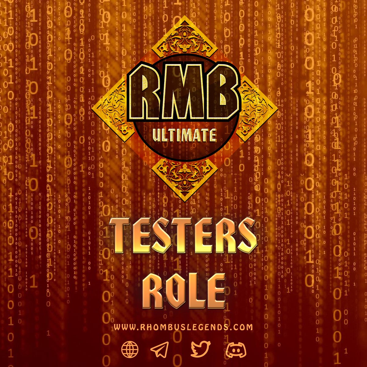 RhombusLegends's tweet photo. Getting testers role❕
Who is a tester❔
Tester is a person who gets early game access with additional privileges:
🔶FREE in-game currency
🔶1 Limited NFT*
🔶Closed lottery
More info https://t.co/3JZfTL82cw
#ERC20 $ETH $RMB #RHOMBUSLEGENDS #P2E #RMBULTIMATE https://t.co/0H012z0Rh5