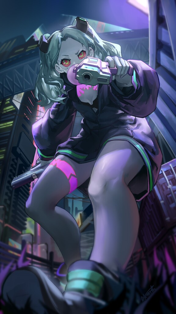 Anime Wallpapers on X: Rebecca [Cyberpunk:Edgerunners] (1875x3333) Post:   #wallpaper #anime #animewallpaper   / X