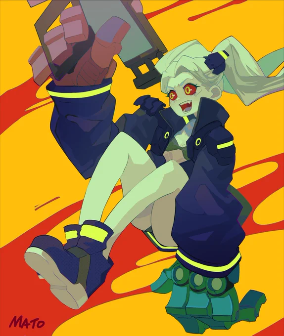 レベッカめちゃカワだった!!#CyberpunkEdgerunners#Rebecca 