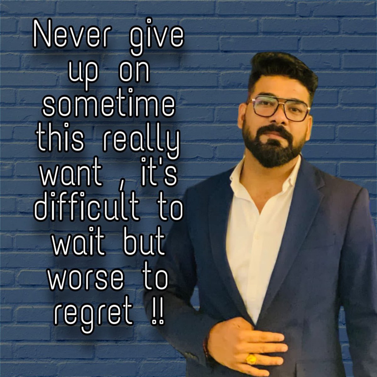 IESramteerath's tweet photo. Never give up on sometime this really want , it's difficult to wait but worse to regret !!💯
.
.
.
.
#fridaythought #dailytweet #motivationalquote #tweetpic #UPSCprep #IESRam #iitdelhi https://t.co/pedZZhm0jg