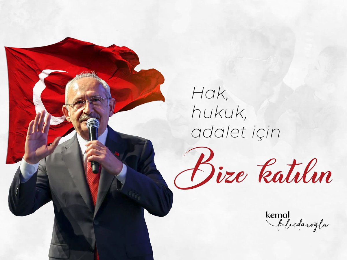 FethiAcikel's tweet photo. Hak, Hukuk, Adalet için;

Milletimizin Hazinesini Soyanlardan Hesap Sormak için;
Türkiye'yi, Fabrikalarla Çevrili bir Kale Yapmak için;
Vatanı ve Vatandaşlığı Satanları Göndermek için;
Güçlü bir Sosyal Devlet ile Eşitsizliklere Son Vermek için;

Sn. @KilicdarogluK'nun #yanındayım https://t.co/rMIRgjQjw6