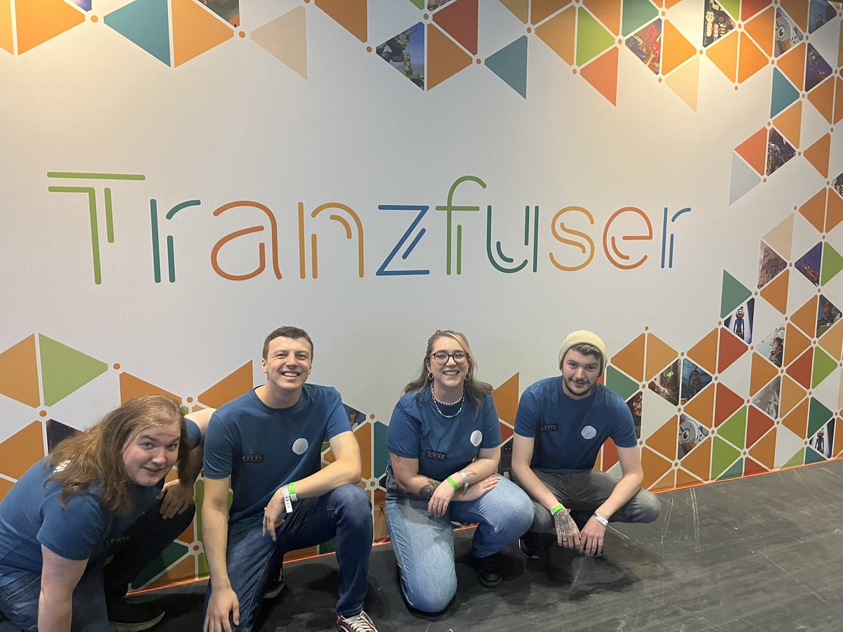 DwellerGamesLtd's tweet photo. Day 2 of #EGX with #Tranzfuser2022! Looking to chill out after playing hard yesterday? Come stop by our adorable stand 💖 https://t.co/msJAiBPlCO