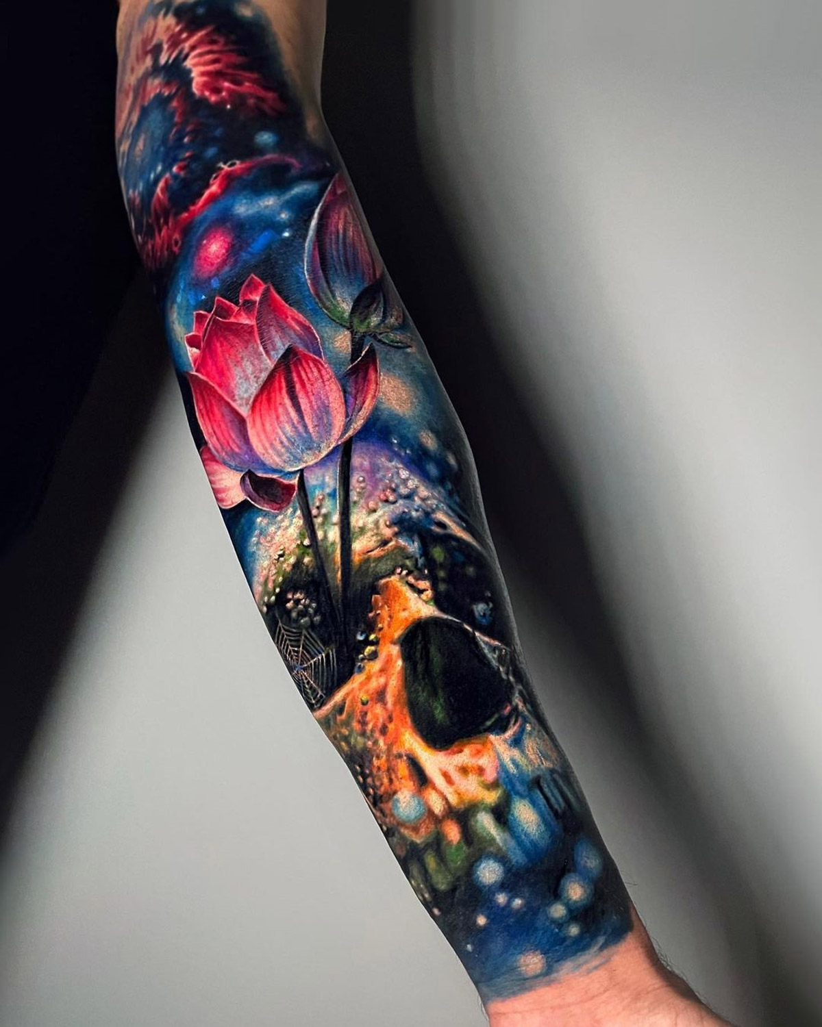 Tattoo Ideas on Twitter: "Galaxy Skull by Adrienn Kern, done at Human  INKstinct in Germany. https://t.co/8j12fOcFJb https://t.co/zns2CgPeoY" /  Twitter