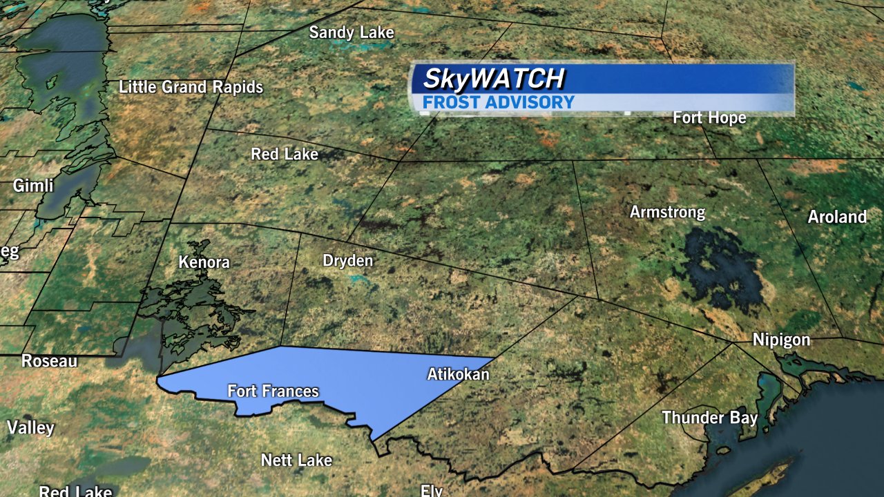 Colleen Bready on Twitter "CTV Skywatch Weather Alert A Frost