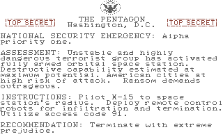 C64TimeLine's tweet photo. X-15 Alpha Mission (1987)

Published by Activision
Developed by John Van Ryzin

#8bitretro #retrogaming #Freeze64 #C64Timeline https://t.co/eam4ywKR2w