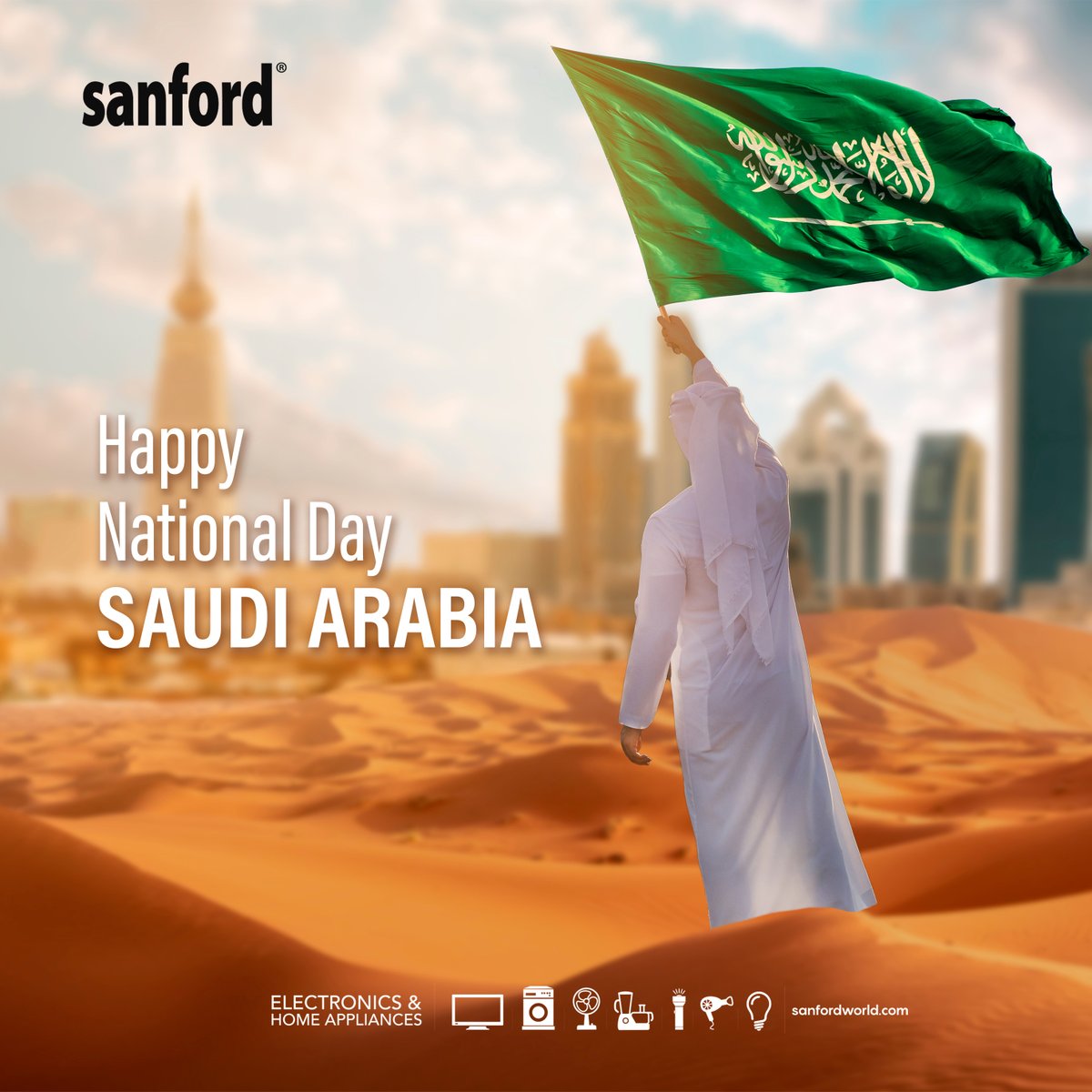 sanford_World's tweet photo. The pride and love we hold for our nation is the purest and strongest emotions of them all.
Wishing all our brothers and sisters in Saudi Arabia a joyous national day!

#KingdomofSaudiArabia #NationalDay #Sanford #TouchingYourLifeEveryday https://t.co/SbavnA5PxK