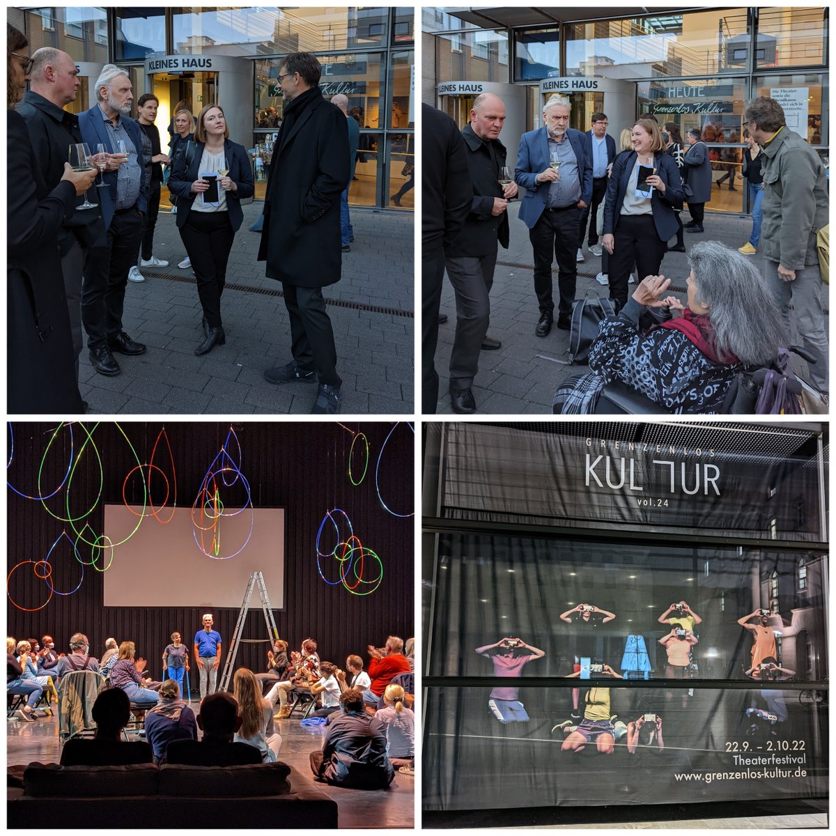 Eröffnung der 24. Ausgabe von GRENZENLOS KULTUR, dem ältesten, inklusiven Festival Deutschlands. 

„Das #Festival GRENZENLOS KULTUR lebt #Inklusion auf der Bühne wie im Zuschauerraum und ermöglicht kulturelle Teilhabe für alle“, sagte <a href="/katharina_binz/">Katharina Binz</a>.

s.rlp.de/NOaPP