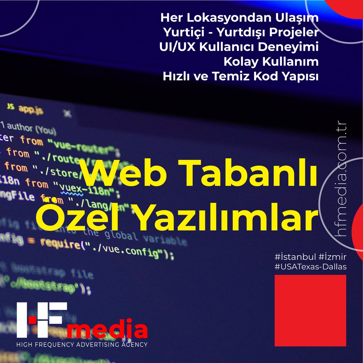 hfmedia_tr's tweet photo. Web-Based Special Software: Whatever you want

We produce web-based special software specific to the sector or your needs.

 #hfmedia #softwaredeveloper #softwaredevelopment #software #webyazilim #yazilim #mobileapp #mobileappdesign #yazılım #webyazılım #mobiluygulama #mobileapps https://t.co/Y5B9Nv9Nwo