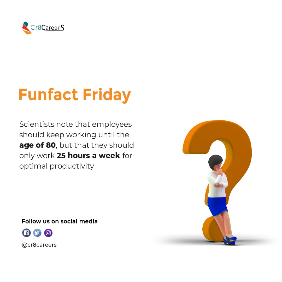 cr8careers's tweet photo. It's not uncommon for baby boomers to continue to work well into their 60s, 70s or even 80s. Some people decide to continue working because they need the money, while others love what they do. #FunFactFriday > #Cr8Careers
#facts #fact #workers #workenergy #generationx #genx https://t.co/zo71wNXh2W