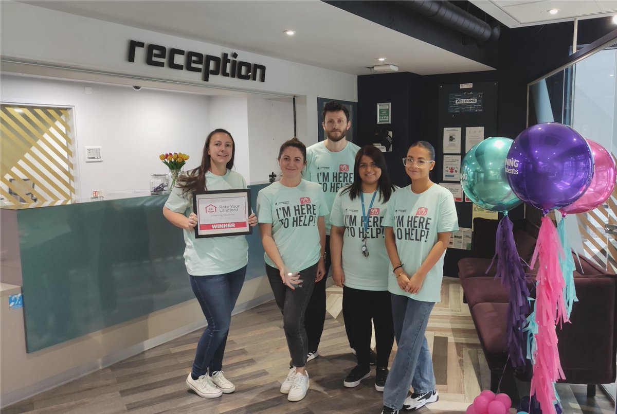 We’re delighted to announce CitySide in Leeds has won the Purpose Built Student Accommodation Provider of the Year at the Rate Your Landlord Awards 2022! It’s a proud moment for the team who work tirelessly to support our partners and deliver exceptional service to our residents.