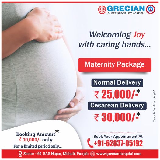 HospitalGrecian's tweet photo. 💓 Welcoming Joy with Caring Hands!! 💓
Now Book Your Maternity Delivery Package at Rs 10,000/- Only! 
For Any Query or Make an Appointment, Call at + 91 62837 05192
#GrecianMohali #GrecianHospital #Gynaecology #DeliveryPackage #Maternity #MaternityDelivery #GynaeConsultation https://t.co/OlUtQdMv17