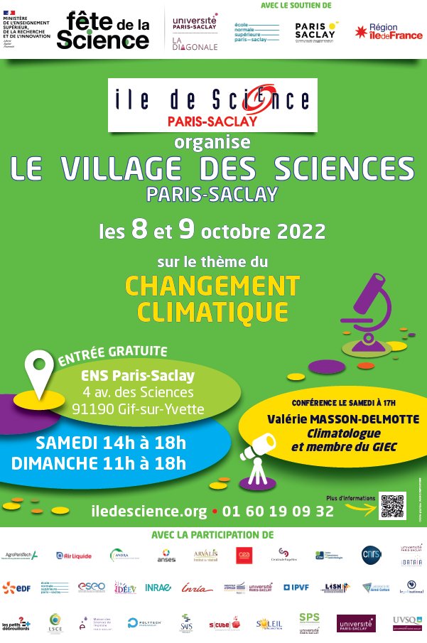 Arvalisofficiel's tweet image. 📢 @Arvalisofficiel participe à la @FeteScience #FDS2022 👨‍🌾

👀 Découvrez les programmes 👇

📆 8/10 | 13h30-17h
📌 Boigneville (91)

📆 8/10 | 14h-18h – 9/10 | 11h-18h
📌 Gif-sur-Yvette (91)

📆 15/10 | 14h-17h30
📌 Villers-Saint-Christophe (02)

📆 15/10 | 11h-19h
📌 Pau (64)
