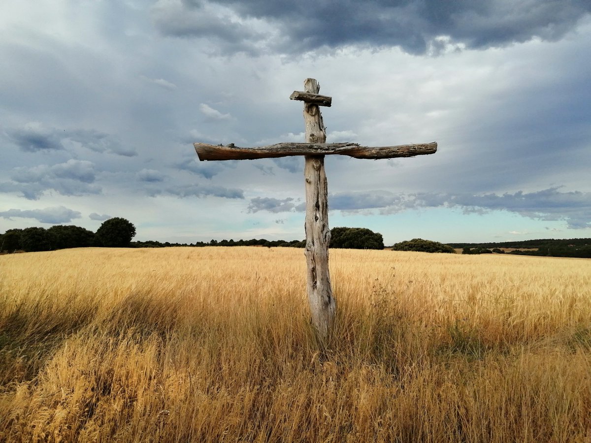 Comenzamos estación con esta cruz de Centenera de Andaluz, #Soria. ¡Buen otoño a todos!