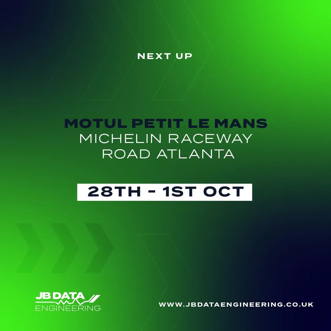 JBDataEngineer's tweet photo. This week we are flying all the way to Atlanta for the final race weekend of @IMSA. 

Track Facts: 
- 2.54 Miles
- 12 corners 
- Duration is 10 hours 

#racing #data #JBdataengineering #race #dataengineer #statistics #racestats #raceseason #imsa #dragonspeed #lmp2 https://t.co/usVowNr2dj