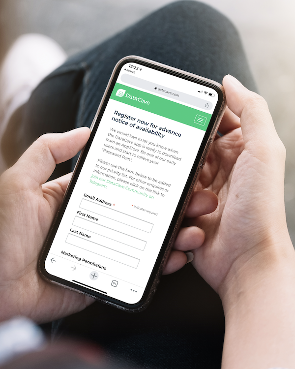 DataCaveApp's tweet photo. Are you ready to forget your password pain? 👀

To keep up to date with all things DataCave launch, pre-register now with the link in our bio! 🚀 https://t.co/6nmZAN9rzD