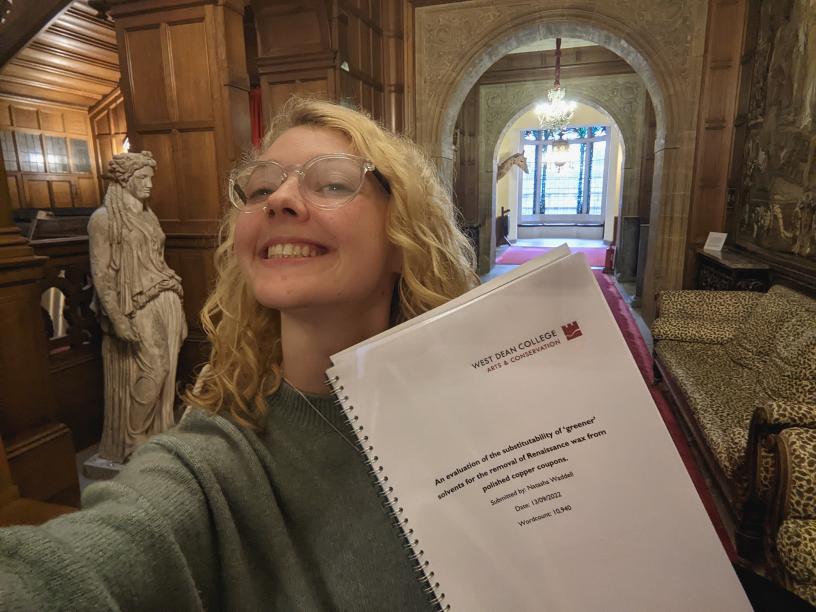westdeancollege's tweet photo. Congratulations to all of our incredible Masters students for handing in their dissertations! We're so proud of how hard you have worked and can't wait to see what your futures hold. ✨
📸Metals Conservation student Tasha (Via Instagram)
#Dissertation #EmergingConservator https://t.co/qCIOIw2CsG