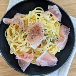 令和では鍋でパスタは茹でない!レンジで作れる「生ハムクリームパスタ」。