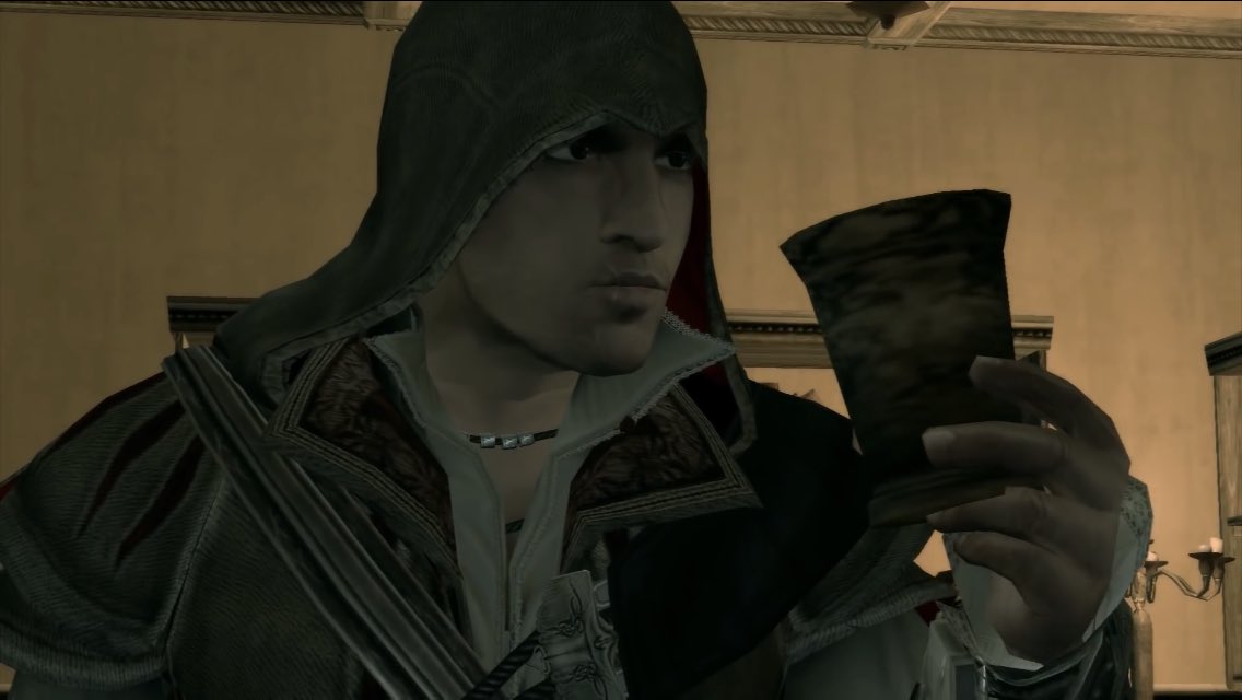 F_T0MC4T's tweet photo. @TheCodexNetwork “Here, have a taste.” 
*sips* 
“A little bitter if you ask me. It just seems lacking somehow… I don’t know. Have you ever considered added sugar, maybe? Or latté?”

The moment he created Lattés. https://t.co/sUFbufQXMn