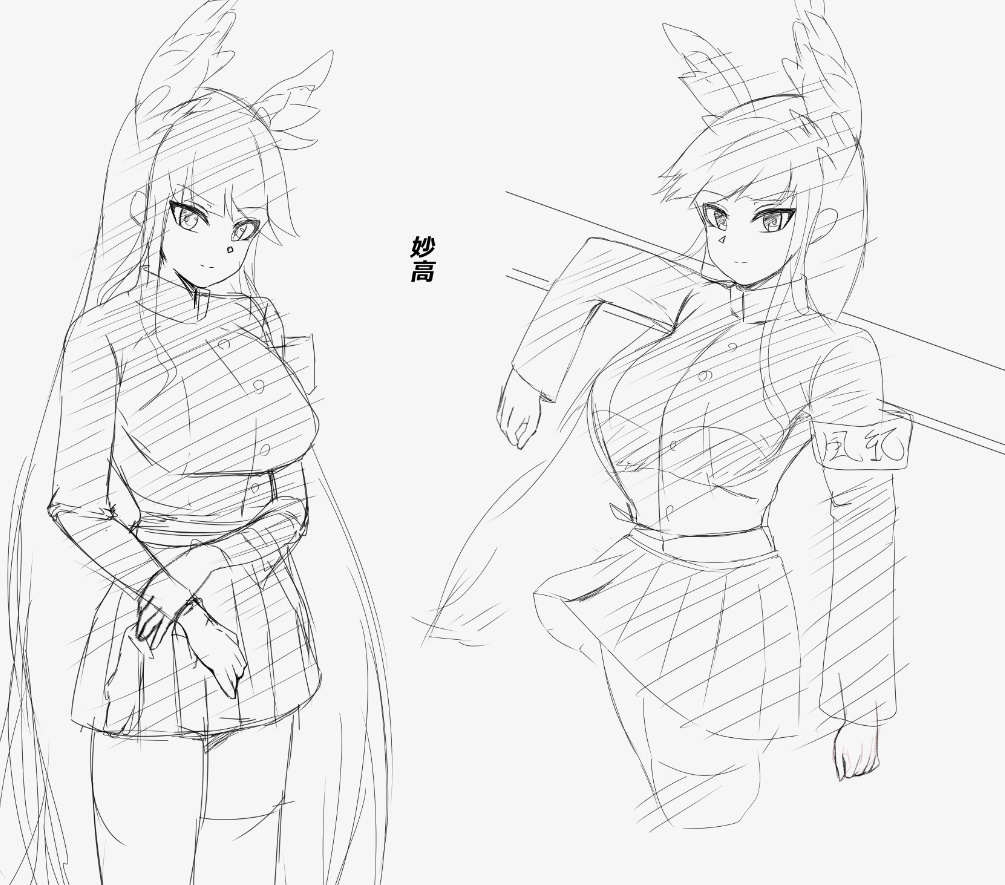 描いてる途中で寝ちゃった落書きまとめ
アカスタ
カリブディス
妙高
妙高とアカスタは特に好きです
#アズレン版深夜の真剣お絵かき60分一本勝負
#アズールレーン
#アズレン