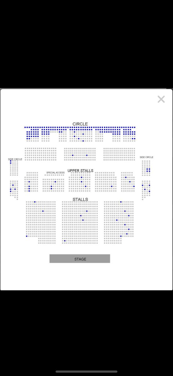 Kim_Butler_'s tweet photo. @PortsmouthGhall Absolutely awful! Supposedly you sold over 75% of tickets at the pre sale? Also why have you allowed people to select seats and leave one spare? Most venues don’t allow this. Poor apology and organisation on your behalf. https://t.co/N0a6RNFShj