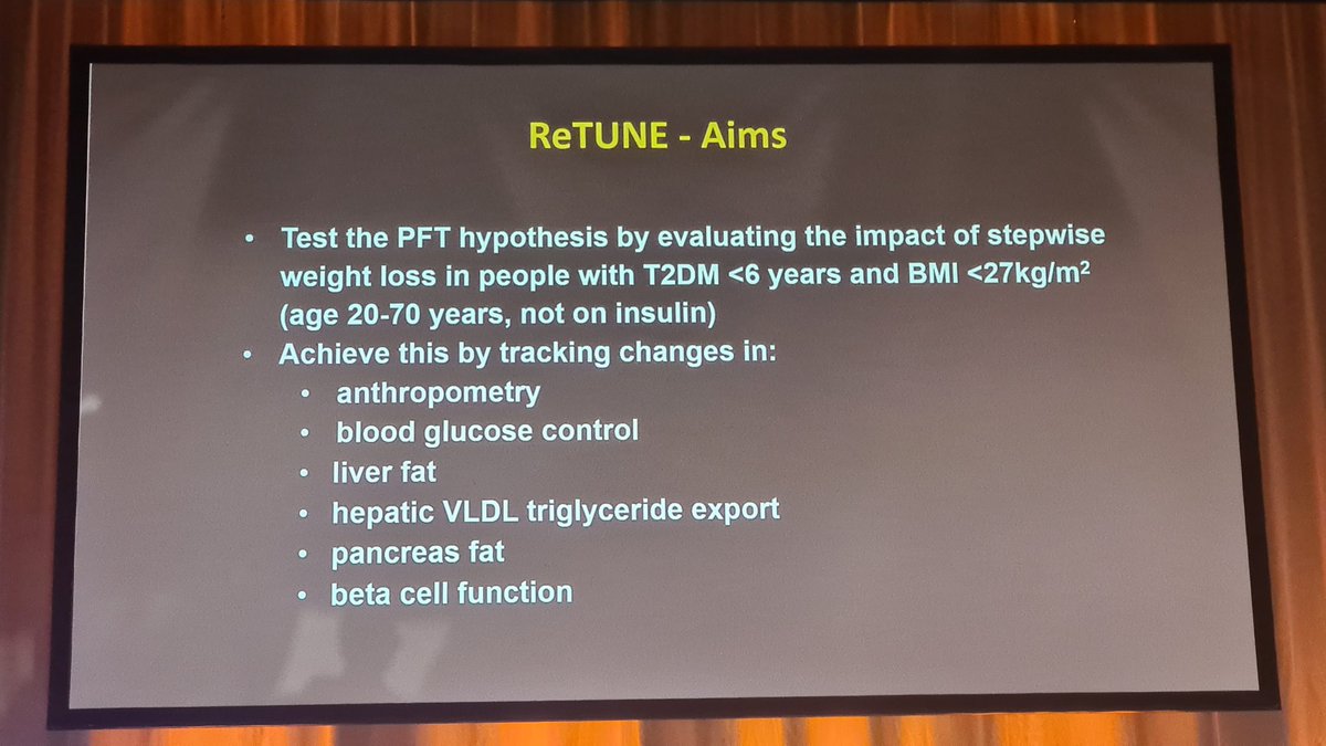 AbdTahrani's tweet photo. Congratulations to Roy Taylor , @DUK_research &amp; the Retune study team. Managing adiposity should be  the core of T2 #diabetes even in the BMI below 27. #obesity #EASD2022 https://t.co/lO1BC4pLS3