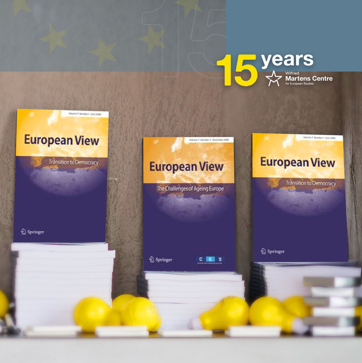 MartensCentre's tweet photo. Today, as every Friday until the end of the year, we bring you a memory from the #15YearsMC. In this case, we go back to 2008, when we took ownership of the #EuropeanView, our policy journal 👉 https://t.co/iCw0pH8MDO

#United4Europe https://t.co/as0vISAprg