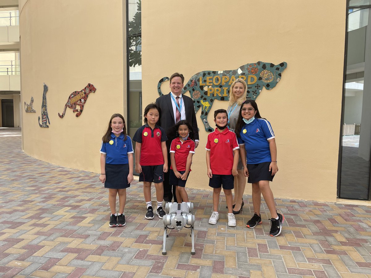 Lama Rawdah (@lrawdahedu) on Twitter photo Our <a href="/DAAElementary/">DAA Elementary</a> Wellness Ambassadors were thrilled to meet our A.I center’s newest addition, RoboDiego. They even got to see him in action! <a href="/daa_innovate/">DAA Innovate</a> <a href="/SreejitSocial/">Sreejit Chakrabarty</a> <a href="/gems_daa/">GEMS DAA</a> Our <a href="/DAAElementary/">DAA Elementary</a> Wellness Ambassadors were thrilled to meet our A.I center’s newest addition, RoboDiego. They even got to see him in action! <a href="/daa_innovate/">DAA Innovate</a> <a href="/SreejitSocial/">Sreejit Chakrabarty</a> <a href="/gems_daa/">GEMS DAA</a>