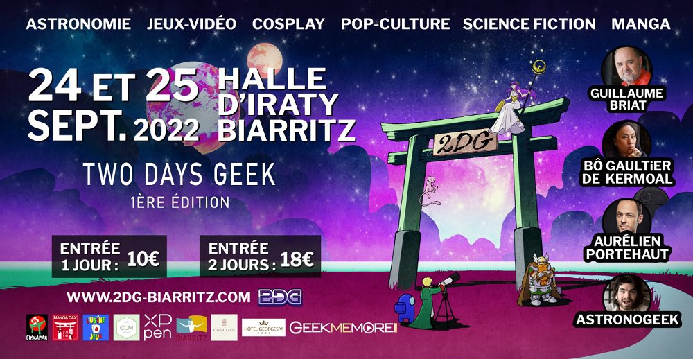 DestinationBtz's tweet photo. Les amateurs de jeux vidéos et de cosplay sont attendus les 24 &amp; 25 à la @HalleIraty pour la première édition du festival @2DaysGeek 😊 #biarritz https://t.co/Z3A3mstaMO