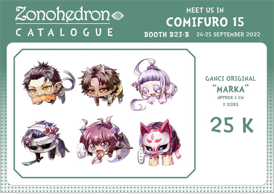 3s_ghost's tweet photo. Kami Zonohedron bersama #ProjectMarka membuka stand booth di comicfuro 2022 meja B-23b.

Saya juga membuka live-commission di tempat. Silahkan mampir!
[Indonesia only]
#comicfuro https://t.co/7AQWHL6RHD