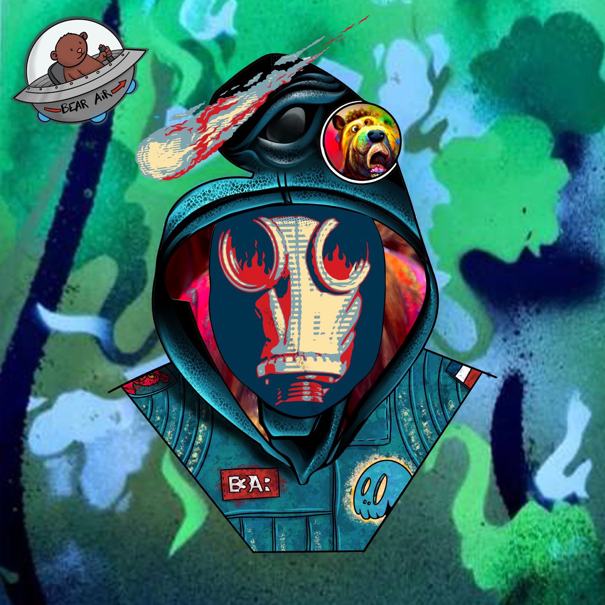 Cryptocademia_'s tweet photo. Here is the B3AR MARKET mask offered to @TheCryptomasks that will be auctioned for a charity. 🐻🎭
It was made by :
@malo_nft
@drom_latcho
@TewozNFT
@Missatoshi_girl
@nftgothsa
@AlexPaulNice
Congratulations to them 👏
How do you like it? https://t.co/EKg6rCvJV6