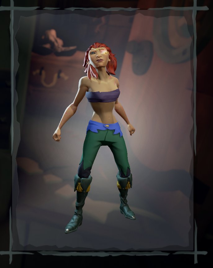 Outfit inspired by our favorite little mermaid. 🧜

(Outfit details in alt description)
#styleofthieves #seaofthieves <a href="/seaofthieves/">Sea of Thieves</a>