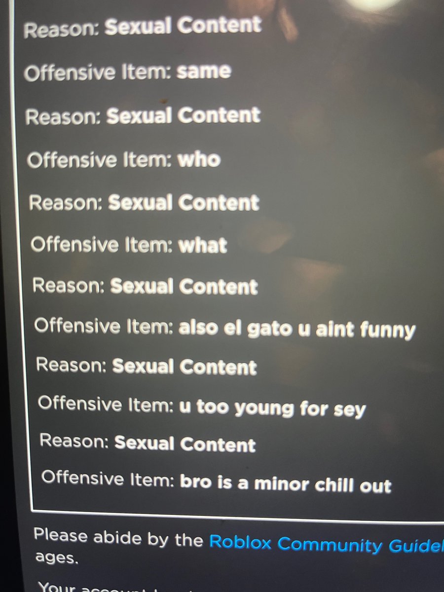 hhhhhhhhoa's tweet photo. @Roblox @Rocky28447 how the hell are these sexual content I got banned for 3 days after that mother fucker do u know what they mean at this point https://t.co/wjfxyP9rHj
