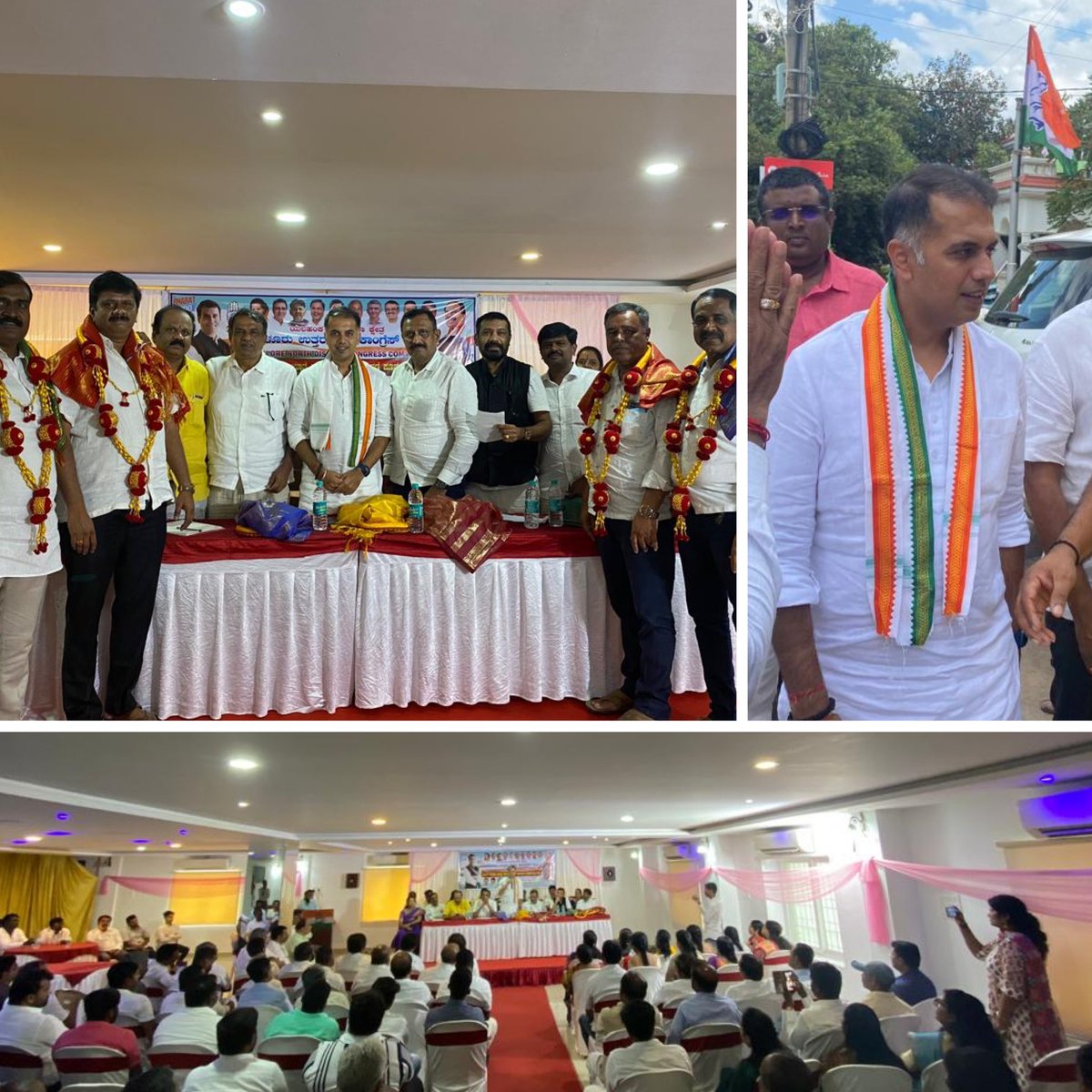 duttabhishek's tweet photo. Participated in #BharatJodaYatra Coordination meeting in Yehlanka Assembly along with ManjuNathBandhary ji MLC, Rajkumar ji , Zilla Parishad Members , Taluka Members , Block Presidents , Frontal Members and members of the party .@rssurjewala . https://t.co/lMGojKDwce
