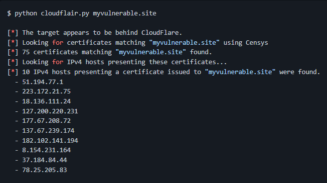 backuppen's tweet photo. Web sızma testlerinizi gerçekleştirirken CloudFlair aracını kullanabilirsiniz.
CloudFlair, CloudFlare arkasında bulunan web sitelerinin gerçek IP'lerini bulmaya yarayan bir araçtır.
Link: https://t.co/BGQKsvYnd8
#dailypentest #pentest #pentesting #CloudFlair #CloudFlare https://t.co/8EqJ57sp7N