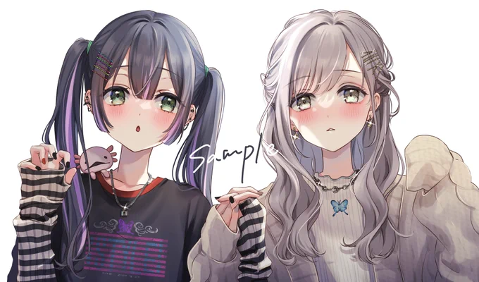女のコのペア画もかわいいよね 