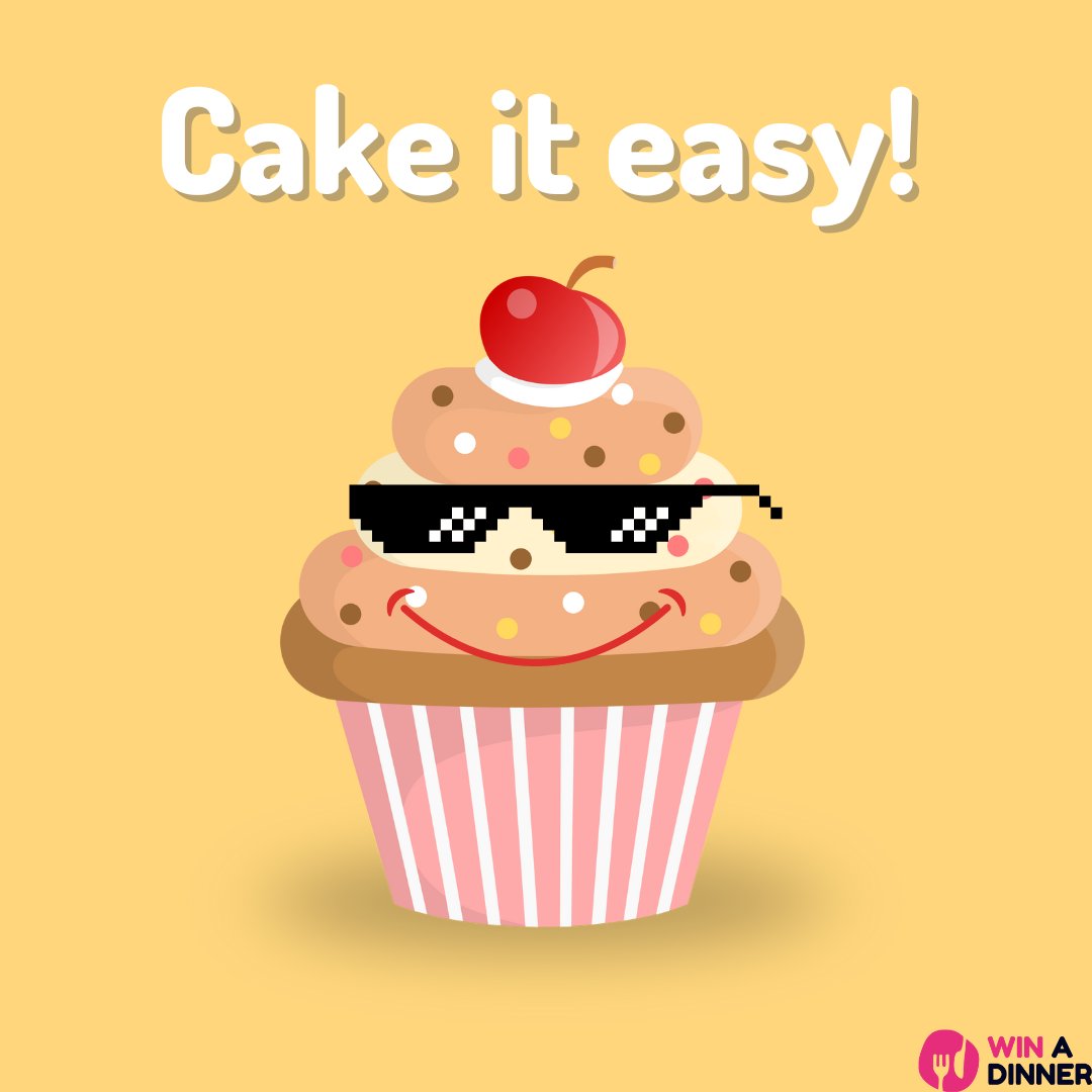 😎 Just a memo for our Win a Dinner members to cake it easy! 🧁

🍴Don't fancy baking tonight? Feel like ordering in? Join us and be in with the chance of winning! 🤑 

winadinner.com

#cake #baking #dessert #competition #win #lucky #food #foodie
