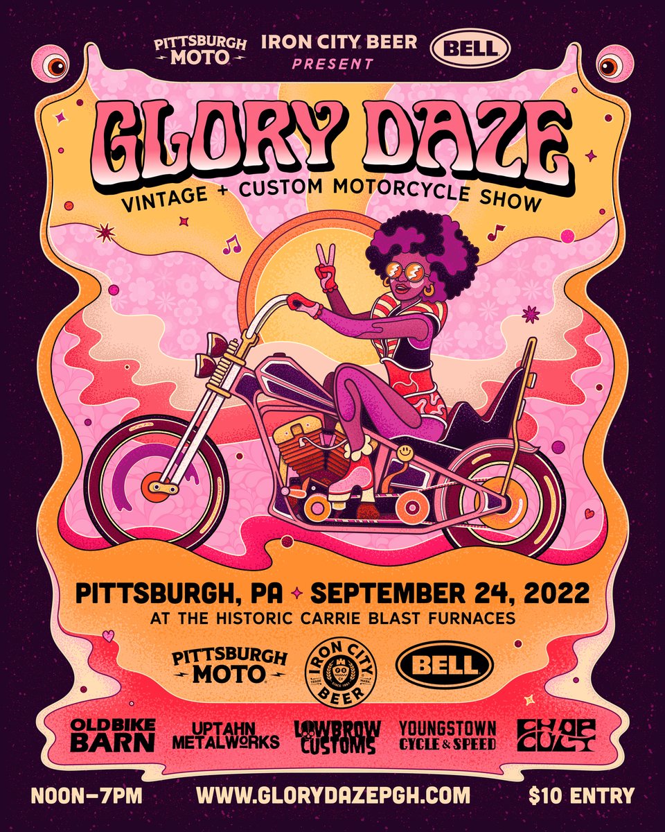 LowbrowCustoms's tweet photo. Can't wait to see y'all at @glorydazepgh tomorrow! π€π»π₯
#lowbrowcustoms #lowbrowlife #motorcycleshow #glorydaze #vintage #harleydavidson #buildmotorcycleshavefun #builtnotbought #ridewrenchrepeat #keepitsketchy https://t.co/GGDg1kHUMo