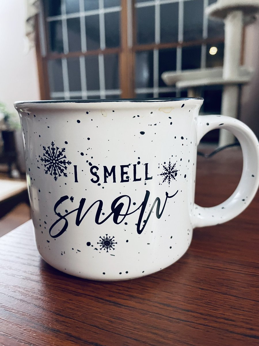 Started my morning off right! ❄️ ❄️❄️❄️