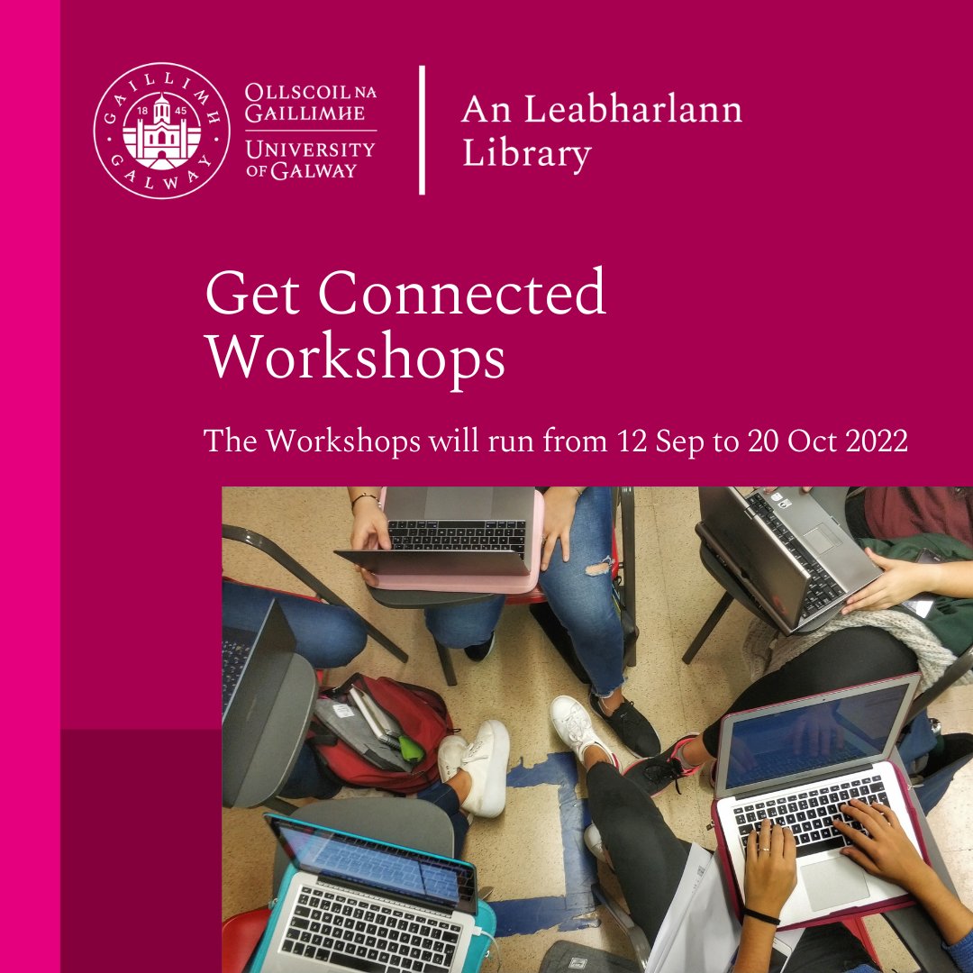 University of Galway Library tweet media