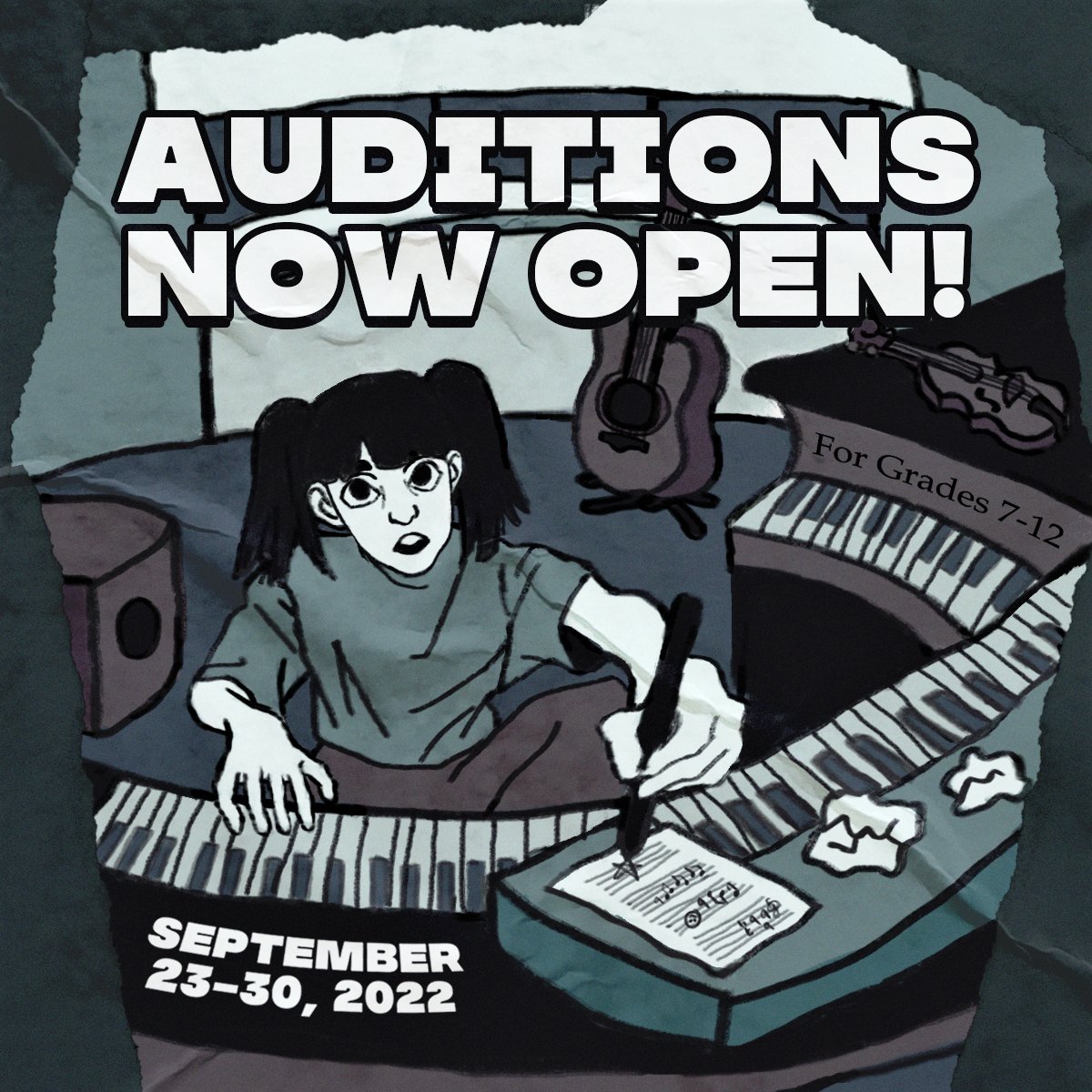MACI2223's tweet photo. Handa na kami MACIta ang inyong tugtog ! ๐
MAC-I is now opening auditions to all Grade 7-12 students for this school year 2022-2023 ! Auditions will be held from September 23-30 !! ๐ฃ๐ถ
Follow MAC-Iโs social media posts for more information ๐ค๐ค
#MACInig
๐จ: Ali Parpan https://t.co/ljRVNGOCUx