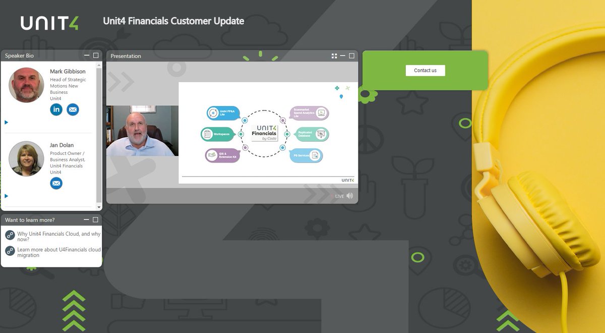 __Millennium__'s tweet photo. Great session yesterday at the @Unit4Global Financials Customer Update webinar. Some exciting upcoming changes are ahead.
Thank you Mark Gibbson and Jane Dolan.
#Unit4Financials https://t.co/g5yErgizKf