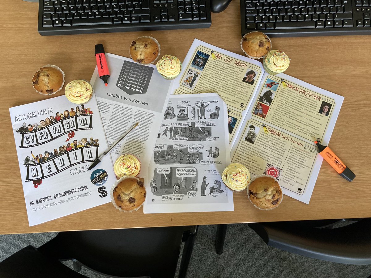 MediaYdb's tweet photo. Feminist Friday with treats! We know how to study in Blwyddyn 13 Media! 🧁😋💃@YDB_Official #fatfriday #mediastudies #welljel #cakes #studyhardplayhard https://t.co/r8l1UAC2yF