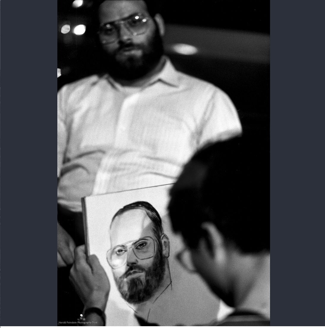 HaroldFeinstein's tweet photo. Portrait Sketch Artist II, 1989

When Harold was just a lad, he would go to the boardwalk with the 30¢ his father gave him. After spending it on rides and candy he would earn the money for the trolley home by drawing portraits. Wonder what those looked like...

#haroldfeinstein https://t.co/58rOJW5jjx