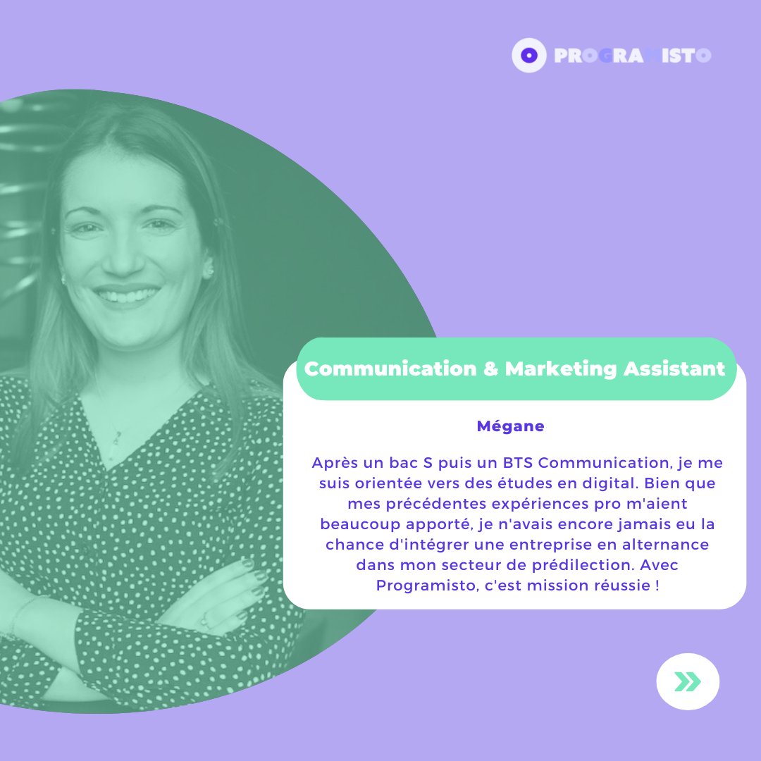 ProgramistoTech's tweet photo. Bienvenue à Mégane🚀 notre #CommunicationMarketingAssistant, aussi à l'aise sur les réseaux sociaux que sur son cheval ! 🐎

Rendez-vous sur notre page carrière pour intégrer notre superbe team 😎

#communication #marketing #digital #programistoj #bordeaux #tech https://t.co/1EvfCBGdw0
