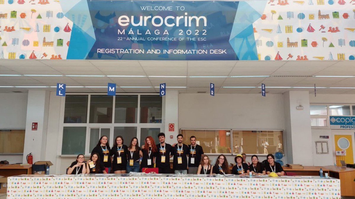 eurocrim2022's tweet photo. Our special thanks to the amazing group of volunteers students. They are doing a great job these days at #eurocrim2022, so professional and dedicated to our participants. High-five, team! ✋

@vestudiantesUMA https://t.co/NnYEXqBhvY